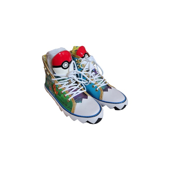 Irregular Choice Shoes Pokémon Walk It Out Hightops Size 12 - Picture 4 of 9